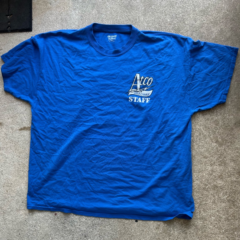 Official Atco Dragway Staff  T-shirt  NHR Nationals Dragster Funny Car 2XL